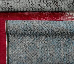 Borvörös mosható futószőnyeg 55x140 cm Tamigi Rosso – Floorita