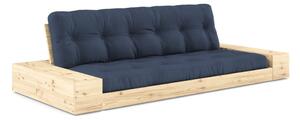 Sötétkék kinyitható kanapé 244 cm Base – Karup Design