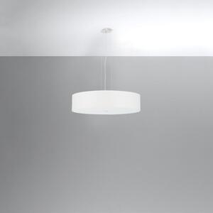 Fehér függőlámpa textil búrával ø 50 cm Herra – Nice Lamps