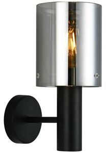 Italux ITALUX WL-5581-1A-BK+SG - Fali lámpa SARDO 1xE27/40W/230V fekete IT0624