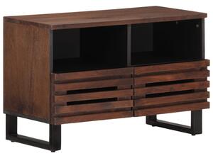 Barna tömör mangófa TV-szekrény 70 x 34 x 46 cm