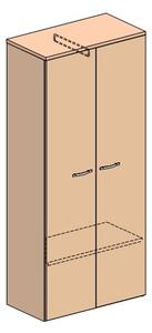 Praktik magas gardrób 80 x 40 x 182,1 cm, sonoma tölgy
