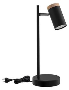 Candellux Asztali lámpa LAGOS 1xGU10/15W/230V fekete/barna CA0917