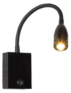 Zambelis Zambelis H32 - LED Fali lámpa LED/3W/230V fekete UN0936