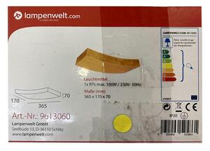Lampenwelt Lampenwelt - Fali lámpa BERRA 1xR7s/100W/230V LW1048