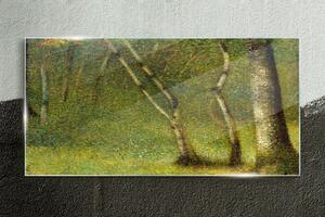 Üvegkép Erdő a Pontaasert Seurat-ban