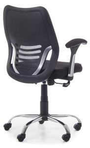 Santos irodai szék, fekete / kék