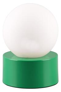 Zöld asztali lámpa üveg búrával (magasság 17 cm) Countess – Trio