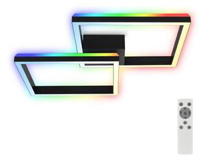Brilo Brilo - LED RGBW Dimmelhető felületre szerelhető csillár FRAME 2xLED/17W/230V 2700-6500K+ távirányító BL1268