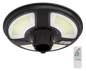 V-Tac LED napelemes utcai lámpa érzékelővel LED/7,5W/3,2V IP65 4000K + távirányító VT1369