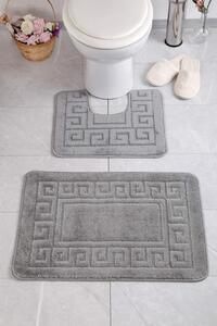 Ethnic Fürdőszoba szőnyeg szett (2 darab) Platina