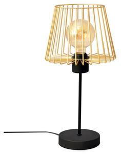 Helam Asztali lámpa TORRI 1xE27/15W/230V arany/fekete HE1570
