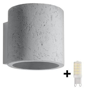 Brilagi Brilagi - LED Fali lámpa FRIDA 1xG9/3,5W/230V beton BG0539