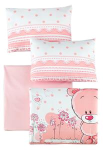 Pinky Ranforce Baby ágyneműhuzatszett Rózsaszínű fehér