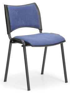 SMART konferencia szék - fekete lábak, kék