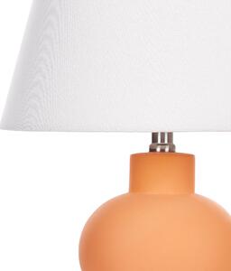 Narancssárga kerámia asztali lámpa FABILOS