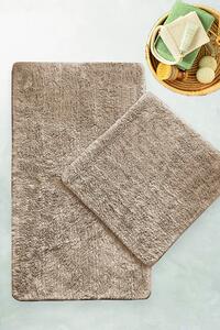 Cotton Basic Fürdőszoba szőnyeg szett (2 darab) Kő
