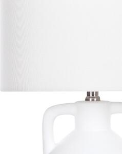 Fehér kerámia asztali lámpa LABRADA