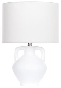 Fehér kerámia asztali lámpa LABRADA
