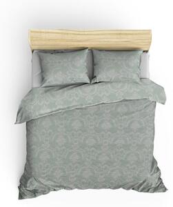 Pure Dupla steppelt ágytakaró készlet Tengeri zöld fehér