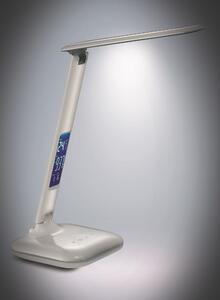 Szabályozható LED asztali lámpa 6W-os kijelzővel, fehér