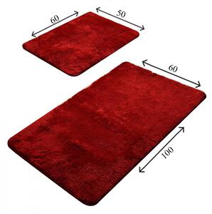 Colors of Fürdőszoba szőnyeg szett (2 darab) Piros