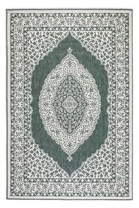 Zöld-krémszínű kültéri szőnyeg 160x230 cm Gemini – Elle Decoration