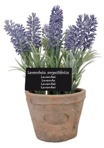 Művirág (magasság 17,5 cm) Lavender – Esschert Design