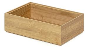 Szervező Compactor Bamboo Box, 22,5 x 15 x 6,5 cm, natúr fa