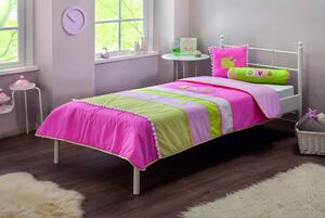 Love (90 - 100) Ifjúsági ágytakaró szett Rózsaszín zöld fehér