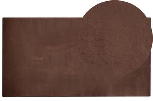Barna műnyúlszőrme szőnyeg 80 x 150 cm MIRPUR