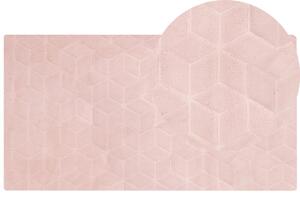 Rózsaszín műnyúlszőrme szőnyeg 80 x 150 cm THATTA