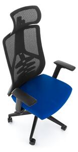 Taurino irodai szék, kék / fekete