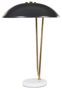 Fém fekete és aranyszínű asztali lámpa DANTO