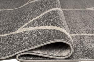 Szürke modern mintás GINO szőnyeg Méret: 80x150 cm