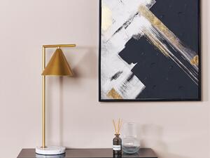 Fém aranyszínű asztali lámpa MOCAL