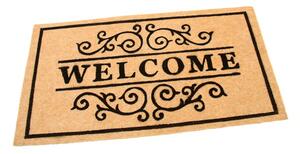 Textil tisztítószőnyeg Welcome Deco 33 x 58 x 0,3 cm, bézs