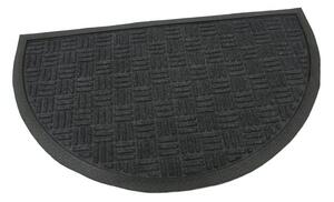 Textil tisztítószőnyeg Criss Cross 45 x 75 x 0,8 cm, fekete