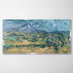 Üvegkép Mont Sainte Victoire Cézanne
