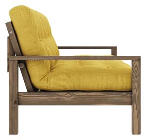 Sárga kinyitható kanapé 205 cm Knob – Karup Design