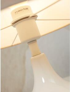 Fehér asztali lámpa textil búrával (magasság 75 cm) Reykjavik – it's about RoMi