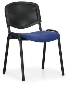 Viva Mesh konferencia szék - fekete lábak, kék / fekete