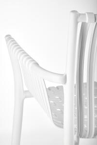K492 fehér műanyag szék
