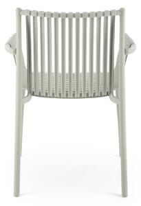 K492 szürke műanyag szék
