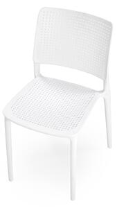 K514 fehér műanyag szék