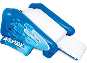 Intex 333x206x117cm Kool Splash felfújható vízi Csúszda (58849NP) - kék-fehér