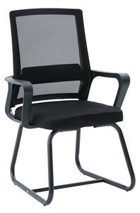 Scaun de birou, Palma, Negru, 52x46x94 cm