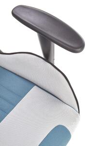 Kajman irodai szék, kék / fehér