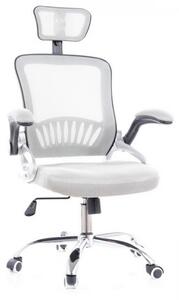 Kira irodai szék, fehér/fekete