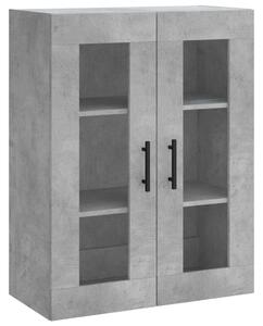 VidaXL betonszürke fali szekrény 69,5x34x90 cm